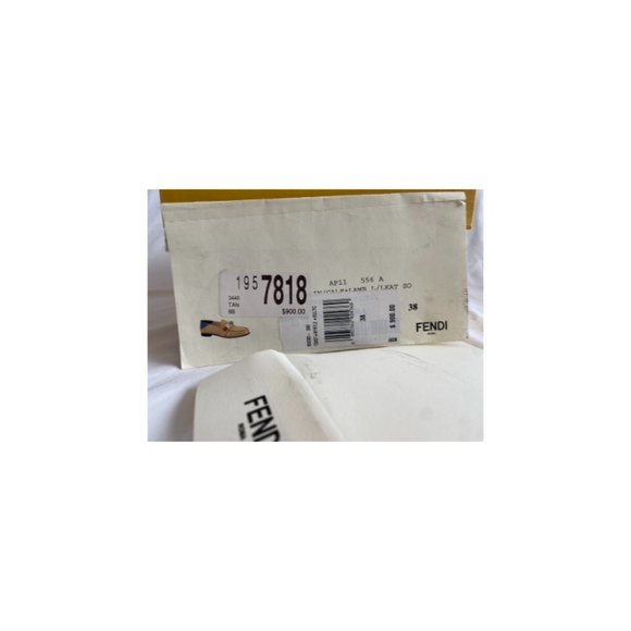 Fendi Rainbow Stud Toast + Myrtle Leather Loafers - Picture 4 of 8